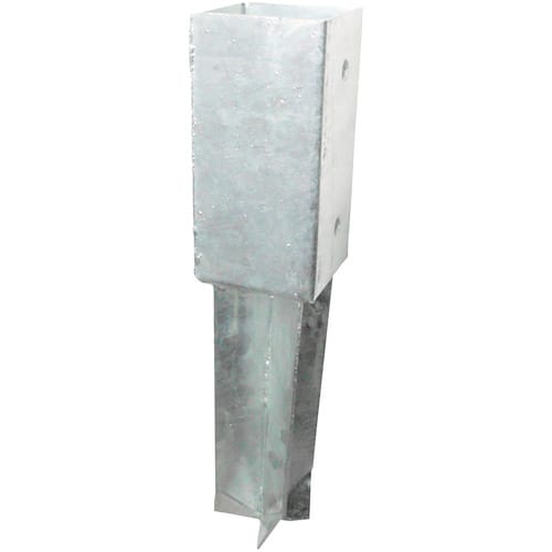 CONNEX Bodenhülse, Stahl, BxL: 91 x 350 mm - silberfarben
