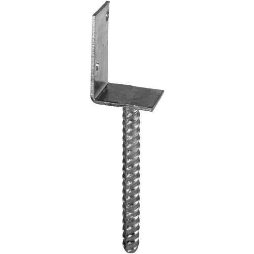 CONNEX Pfostenträger, Stahl, BxL: 85 x 60 mm - silberfarben