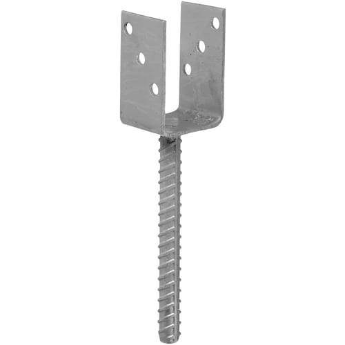 CONNEX Pfostenträger, Stahl, BxL: 90 x 60 mm - silberfarben