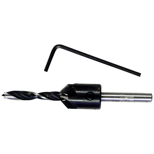 CONNEX Aufstecksenker mit Holzbohrer, Ø 16 x 6 mm - schwarz