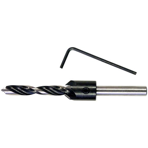 CONNEX Aufstecksenker mit Holzbohrer, Ø 16 x 8 mm - schwarz
