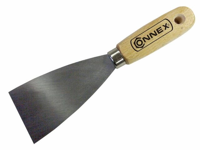 CONNEX Malerspachtel, Länge: 21 cm, Buchenholz / Kohlenstoffstahl (hcs) - bunt