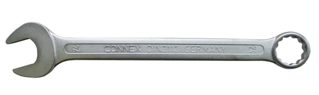 CONNEX Gabelringschlüssel, Schlüsselgröße: 24 mm - silberfarben