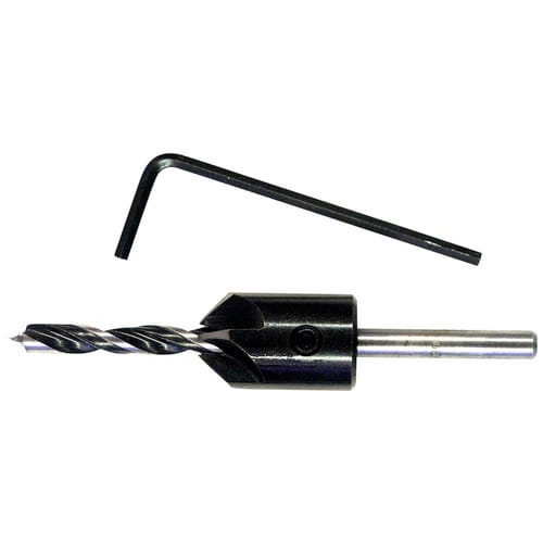 CONNEX Aufstecksenker mit Holzbohrer, Ø 16 x 5 mm - schwarz