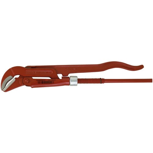 CONNEX Eckrohrzange, Länge: 24 cm, Chrom-Vanadium-Stahl - rot