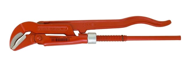 CONNEX Eckrohrzange, Länge: 30 cm, Chrom-Vanadium-Stahl - rot