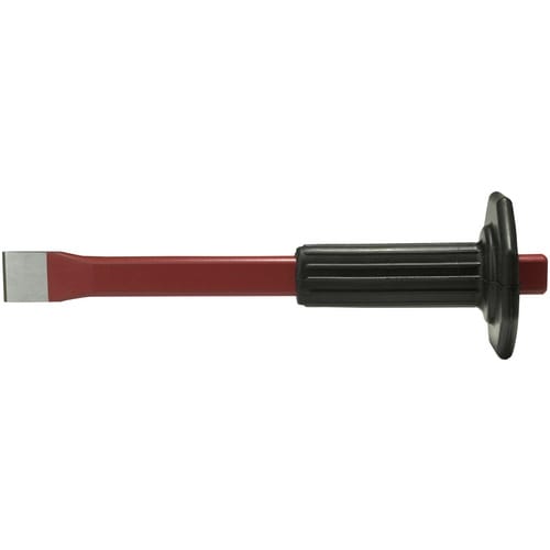 CONNEX Flachmeißel, Länge: 29,8 cm, Gummi/chrom_molybdaen_vanadium_Stahl - rot