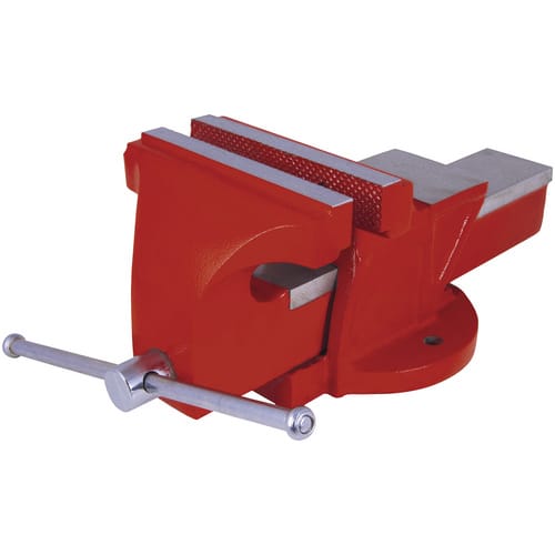 CONNEX Schraubstock, Stahl/Sphärostahlguss, Spannweite: 125 mm