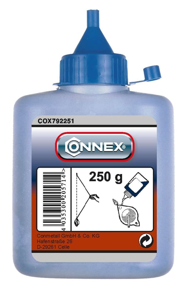 CONNEX Farbpuder, 0,27 kg - blau