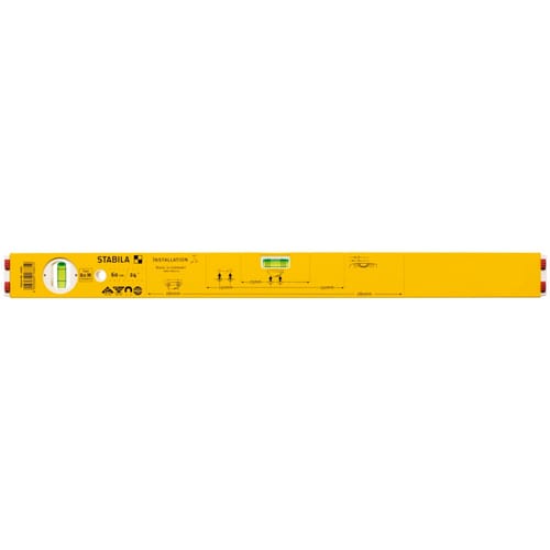 STABILA Wasserwaage »Type 80 M Installation«, Länge: 60 cm, gelb