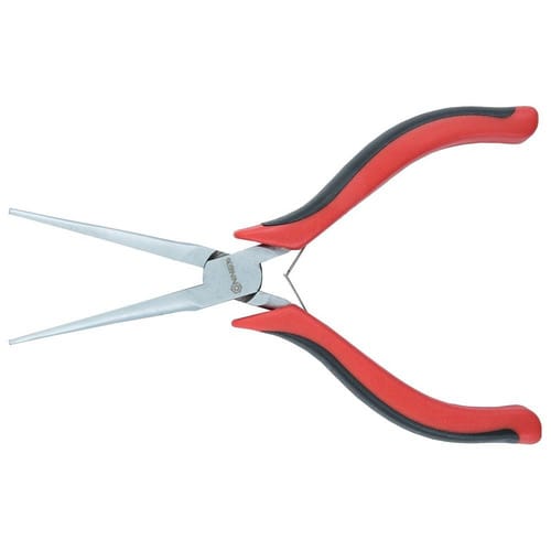 CONNEX Flachspitzzange, Länge: 14,5 cm, Kunststoff/Metall - silberfarben