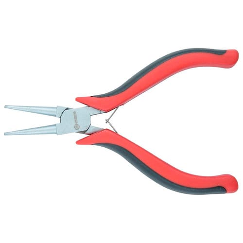 CONNEX Rundzange, Länge: 12 cm, Kunststoff/Metall - silberfarben