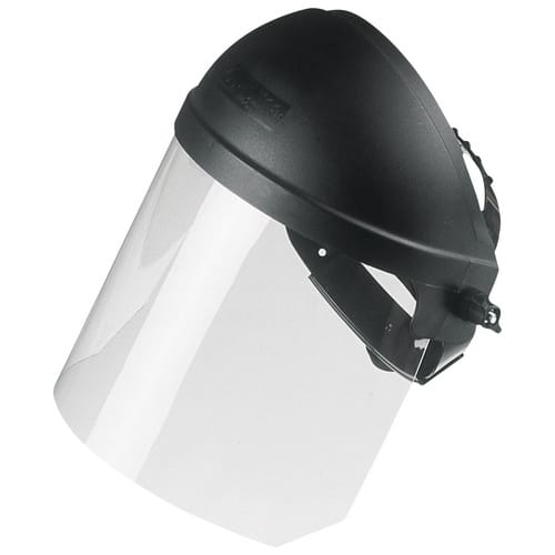 CONNEX Schutzbrille »Gesichtsschutzschirm »verstellbar««, Kunststoff, schwarz