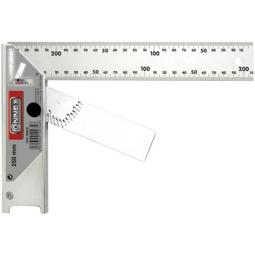 CONNEX Schreinerwinkel, 250 mm - silberfarben