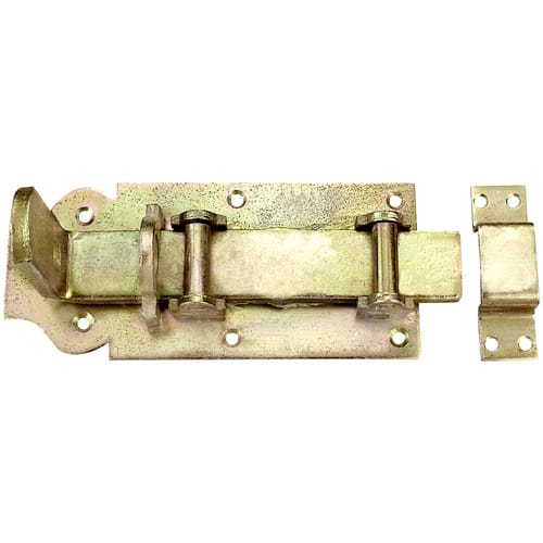 CONNEX Rollen-Schloßriegel (BxL): 80 x 180 mm, stahl - gelb