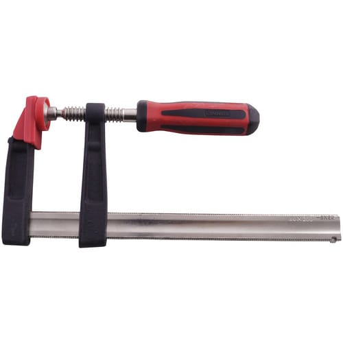 CONNEX Bastlerschraubzwinge, Spannweite: 200 mm, Temperguss/Kunststoff/Stahl, 27 cm - bunt