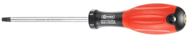 CONNEX Schraubendreher, Metall, T, 95g - rot