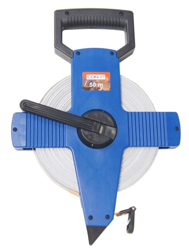 CONNEX Rollbandmaß, 50 Meter, Blau