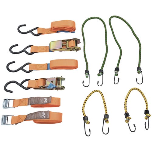 CONNEX Ladungssicherung, bis zu 500 kg tragfähig, Polypropylen/Polyester - orange