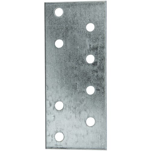 CONNEX Flachverbinder, Verzinkt, silberfarben, 25 Stück