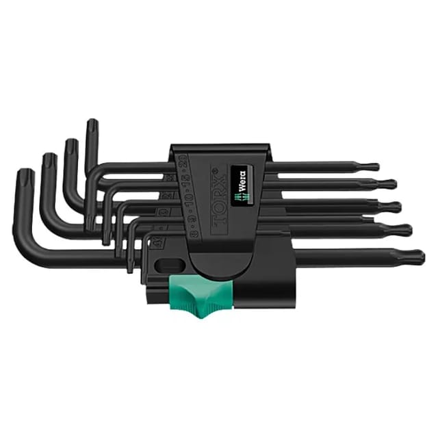 WERA Winkelschlüsselsatz, 968 PKL/9 SB, 8 - 40 mm - schwarz