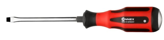 CONNEX Schraubendreher, Klingenlänge: 100 mm, Metall, Längsschlitz, 142g - bunt