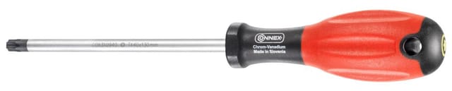 CONNEX Schraubendreher, Metall, T, 105g - rot