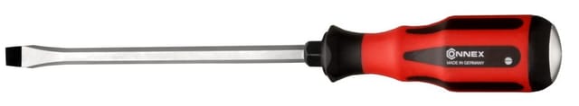 CONNEX Schraubendreher, Klingenlänge: 175 mm, Metall, Längsschlitz, 314g - bunt