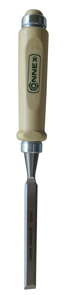 CONNEX Stechbeitel 29,5 x 1,2 cm - silberfarben