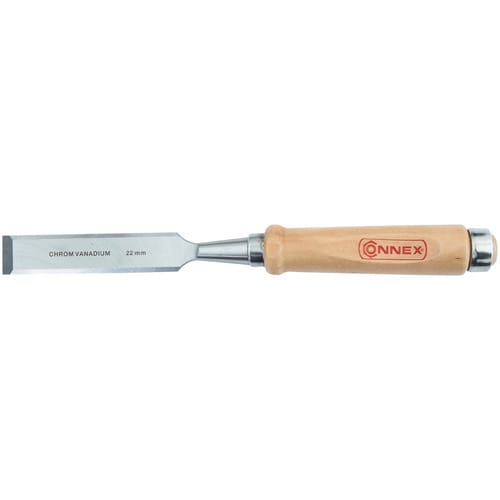CONNEX Stechbeitel 28,8 x 2,2 cm - silberfarben