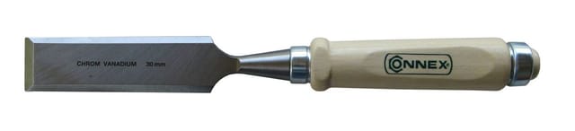 CONNEX Stechbeitel 30 x 3 cm - silberfarben