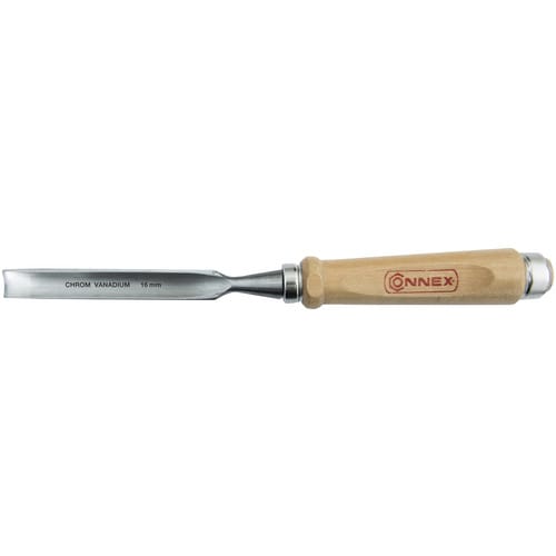 CONNEX Hohlbeitel, Metall/Buchenholz, Länge: 29 cm