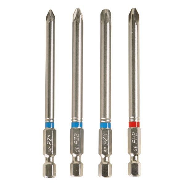 CONNEX Bit-Set, PH/PZ, 1/4" - silberfarben