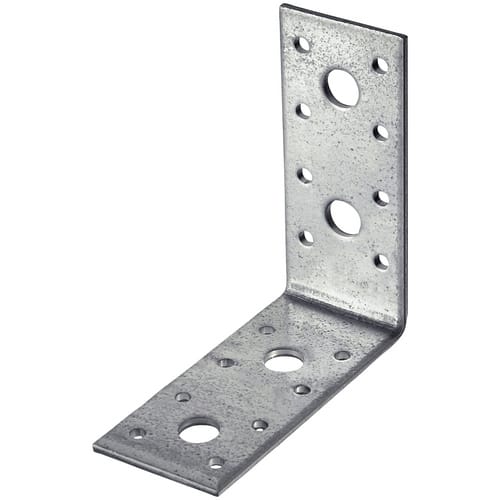 CONNEX Winkelverbinder, Zink, silberfarben, 25 Stück