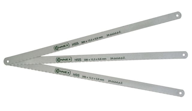 CONNEX Metallsägeblatt, Länge: 300 mm, Schnellarbeitsstahl (HSS) - silberfarben