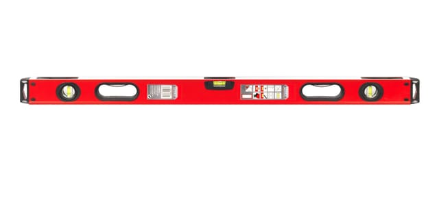CONNEX Wasserwaage, Profi, Rot, LxBxH: 100 x 5,2 x 2,1 cm