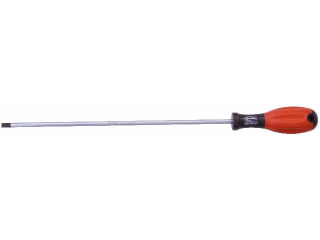 CONNEX Schraubendreher, Klingenlänge: 300 mm, Metall, Längsschlitz, 130g - rot