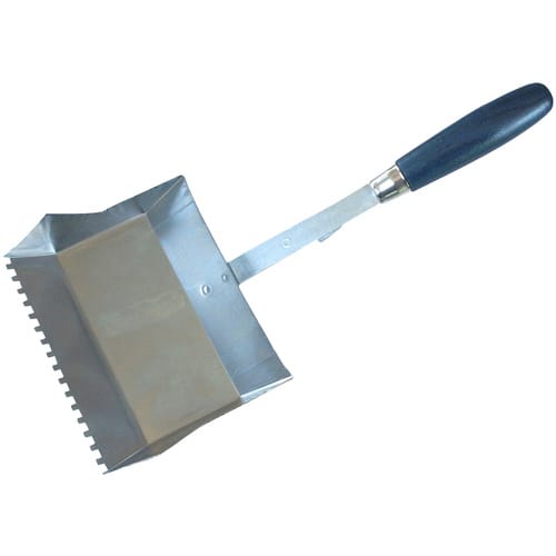 CONNEX Klebekelle, Länge: 40 cm, Stahl / Holz - silberfarben