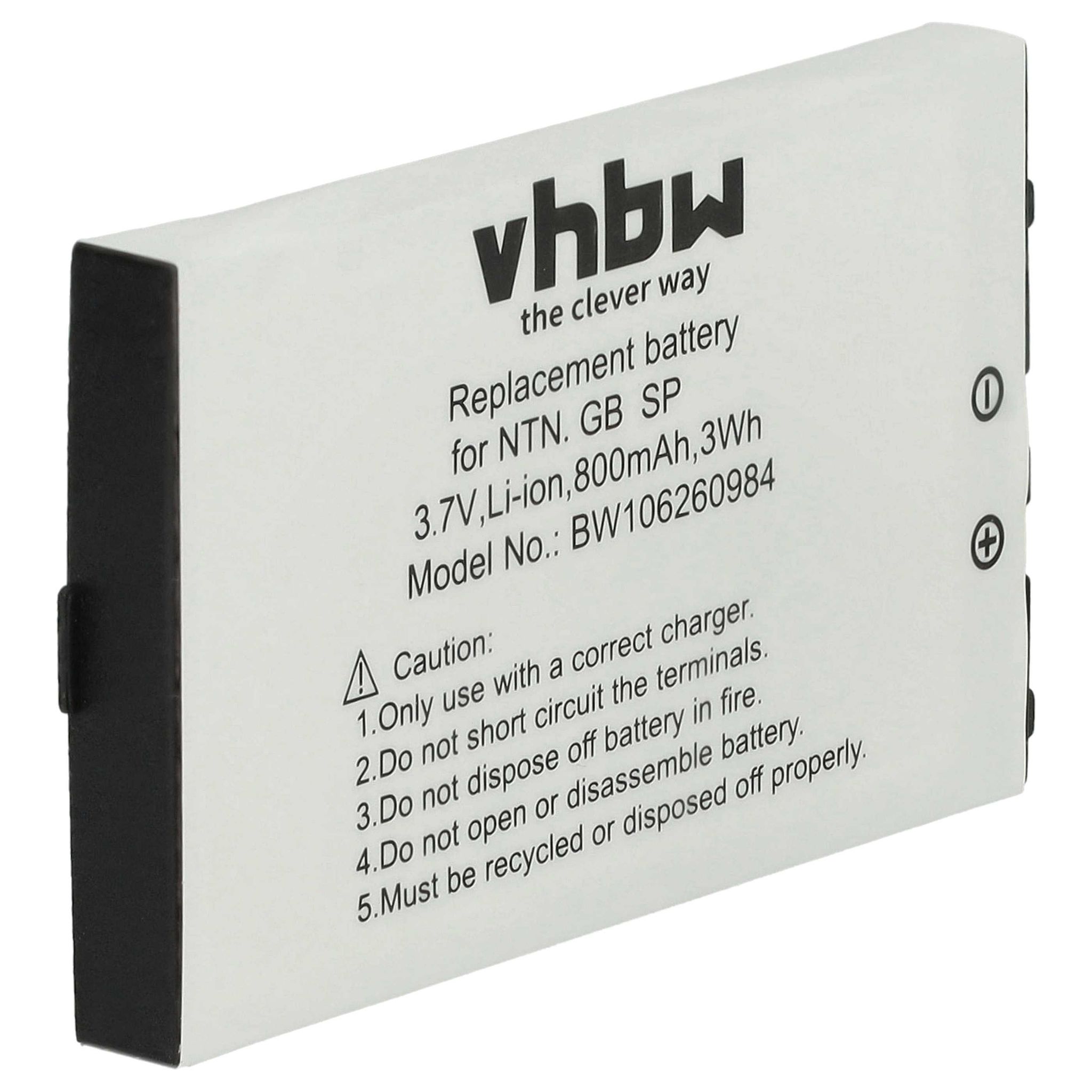 Vhbw - Akku Kompatibel Mit Nintendo Gameboy Advance Sp (gba Sp) / Special Ags-001, Ags-101, Ags-003 Ersatz Für Sam-sprbp - (li-ion, 800mah, 3.7v)