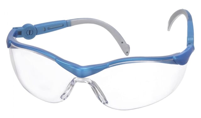 CONNEX Schutzbrille »Schutzbrille »grau, Gläser klar««, Kunststoff, grau - schwarz