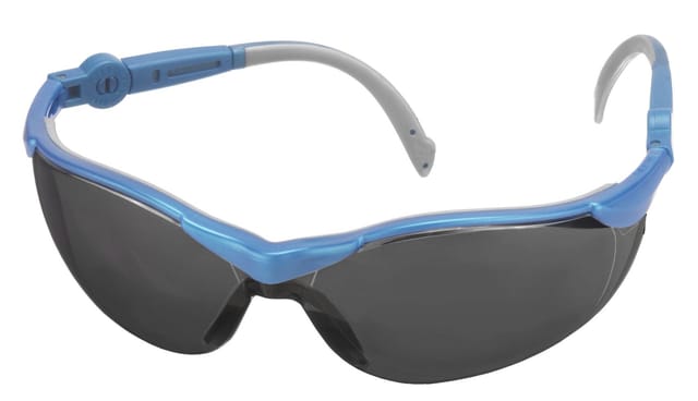 CONNEX Schutzbrille »Schutzbrille »schwarz, Gläser getönt««, Kunststoff, schwarz