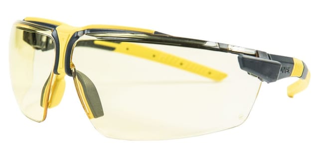 UVEX Schutzbrille »i-3«, Polycarbonat (PC), gelb