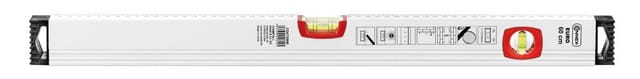 CONNEX Wasserwaage »EURO«, Länge: 60 cm, silberfarben