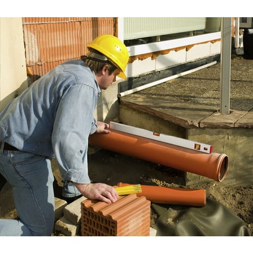 CONNEX Wasserwaage »EURO«, Länge: 80 cm, silberfarben