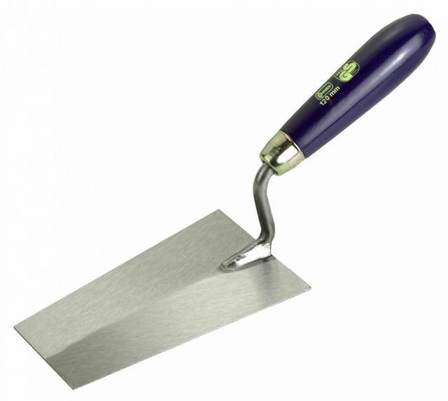 CONNEX Putzkelle, Länge: 12 cm, Holz / Metall - silberfarben