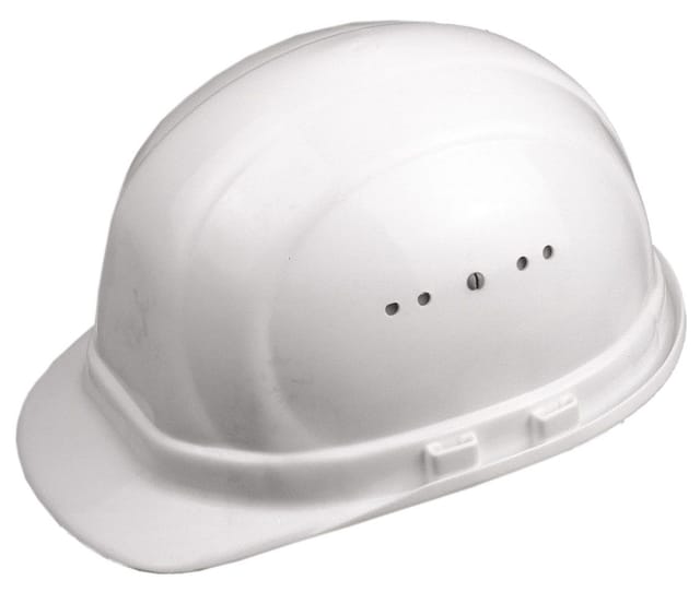 CONNEX Schutzhelm, Kopfgröße von 52 bis 63cm, DIN 4840, weiß - weiss