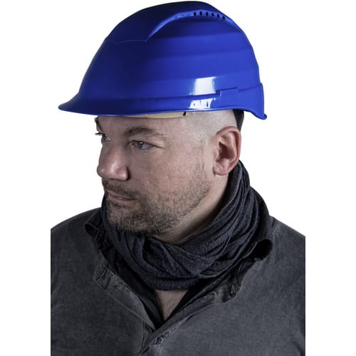 CONNEX Schutzhelm, Kopfgröße von 52 bis 63cm, DIN 4842, blau