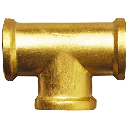Mr. GARDENER T-Stück, Messing - goldfarben