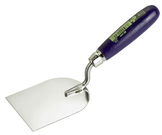 CONNEX Stukkateurspachtel, Länge: 24 cm, Edelstahl / Holz - blau