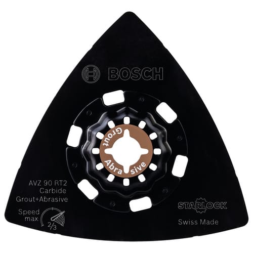 BOSCH Schleifplatte »PMF AVZ 90 RT2«, Körnung: , BxL: 110 x 13 mm - schwarz